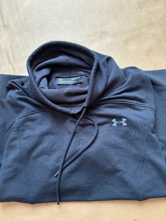Under Armour Sweaters - Under Armour Women's Funnel Neck Fleece Hoodie - Black - Size Medium